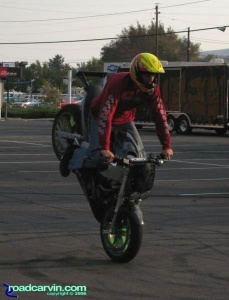 Stunt rider at Carson City HD